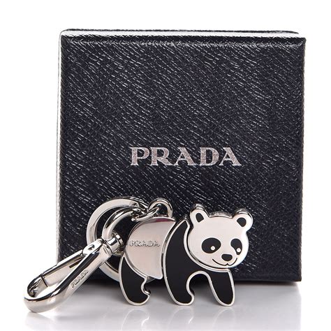 prada keychain panda|prada keychain for women.